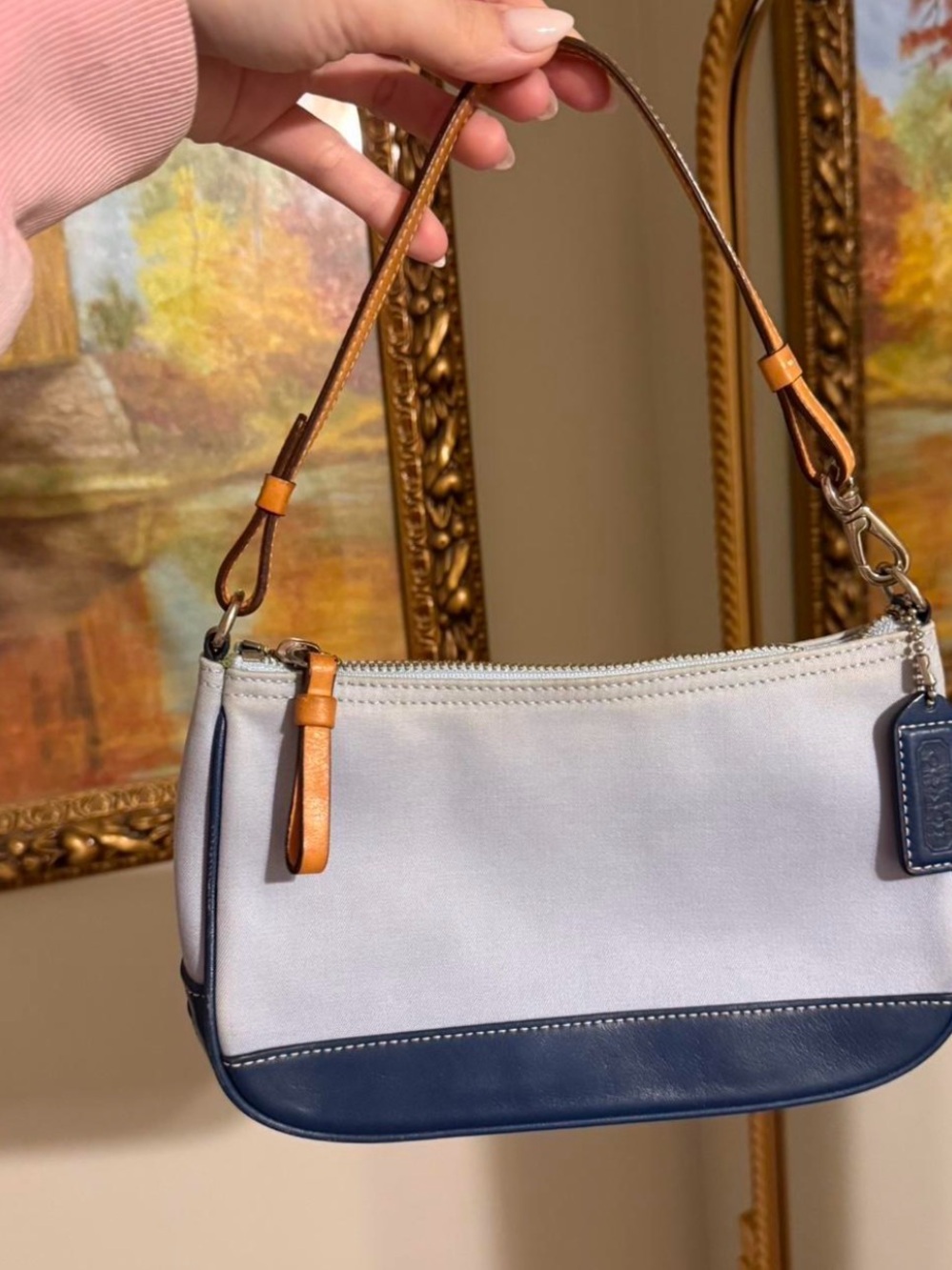 CoachTwo-Tone Navy and light blue Demi
